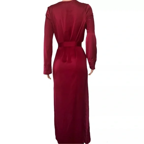 For Love & Lemons La Lydia Wrap Dress in Red, Sz S - Picture 6 of 6